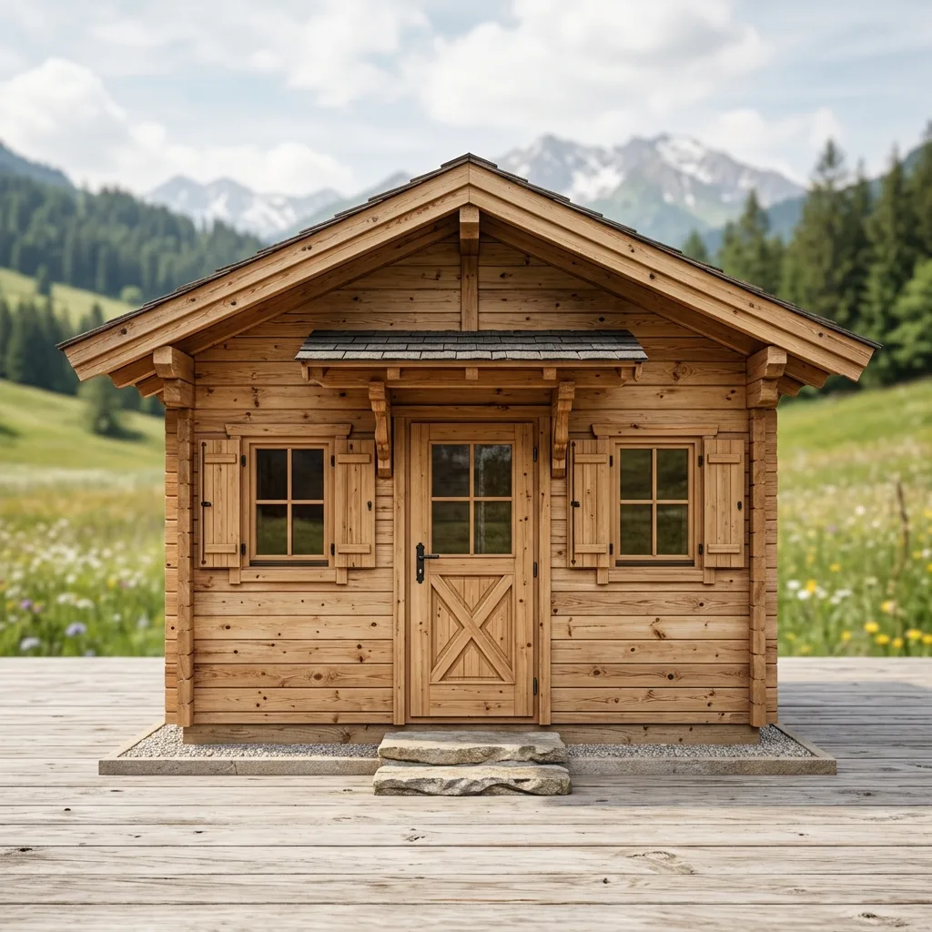 Gartenhaus „Almhütte“