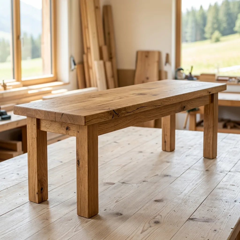 Oak bench 160 cm