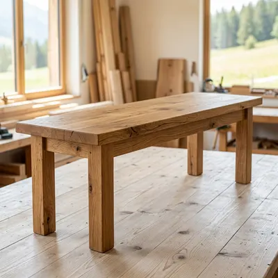 Sitzbank Eiche 160 cm