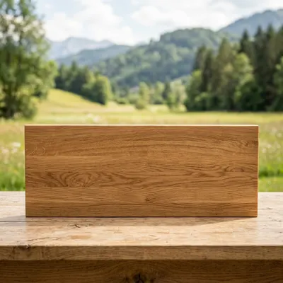 Leimholzplatte Eiche durchgehende Lamelle