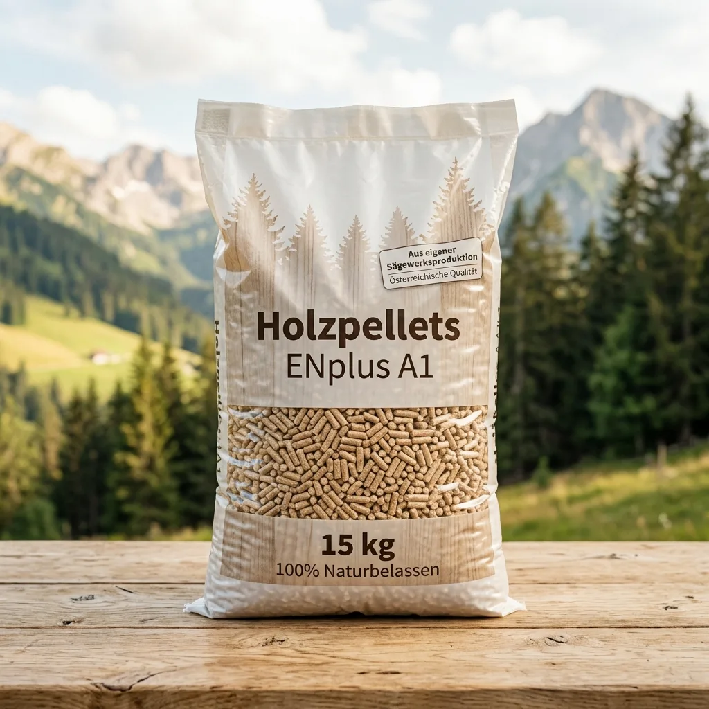 Holzpellets ENplus A1, Sack 15 kg