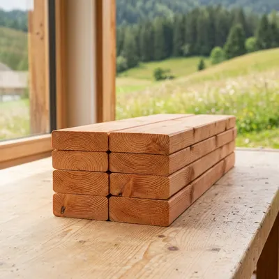 Unterkonstruktion Lärche 45 × 70 mm