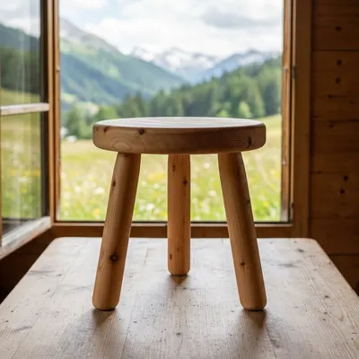 Hocker Zirbe