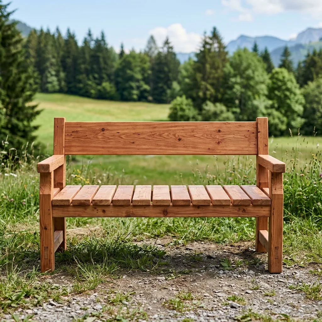 Gartenbank Lärche