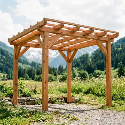 Pergola Lärche 3 × 3 m