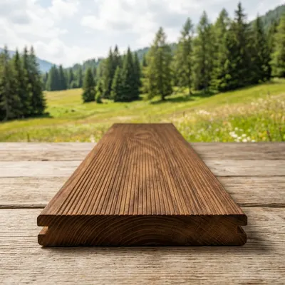 Terrassendiele Thermo-Esche 21 × 130 mm