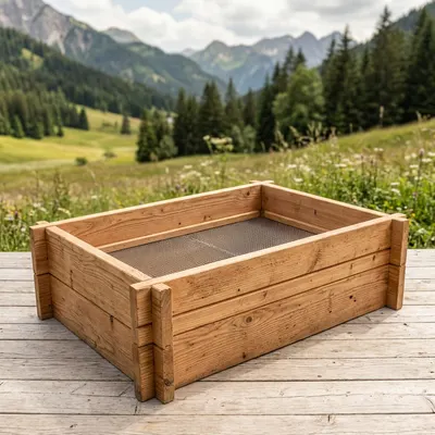 Hochbeet Lärche