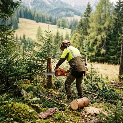 Waldpflege durch unsere Forstwirte