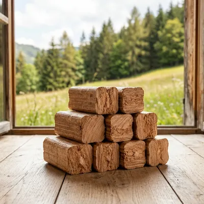 Holzbriketts Buche