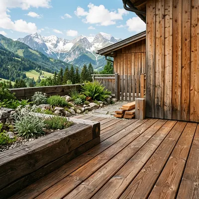Terrasse, Fassade & Garten